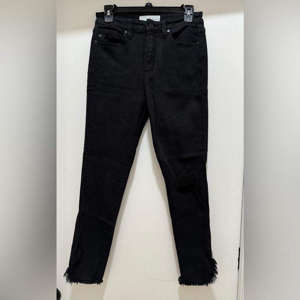 Women's Black Distressed Jeans